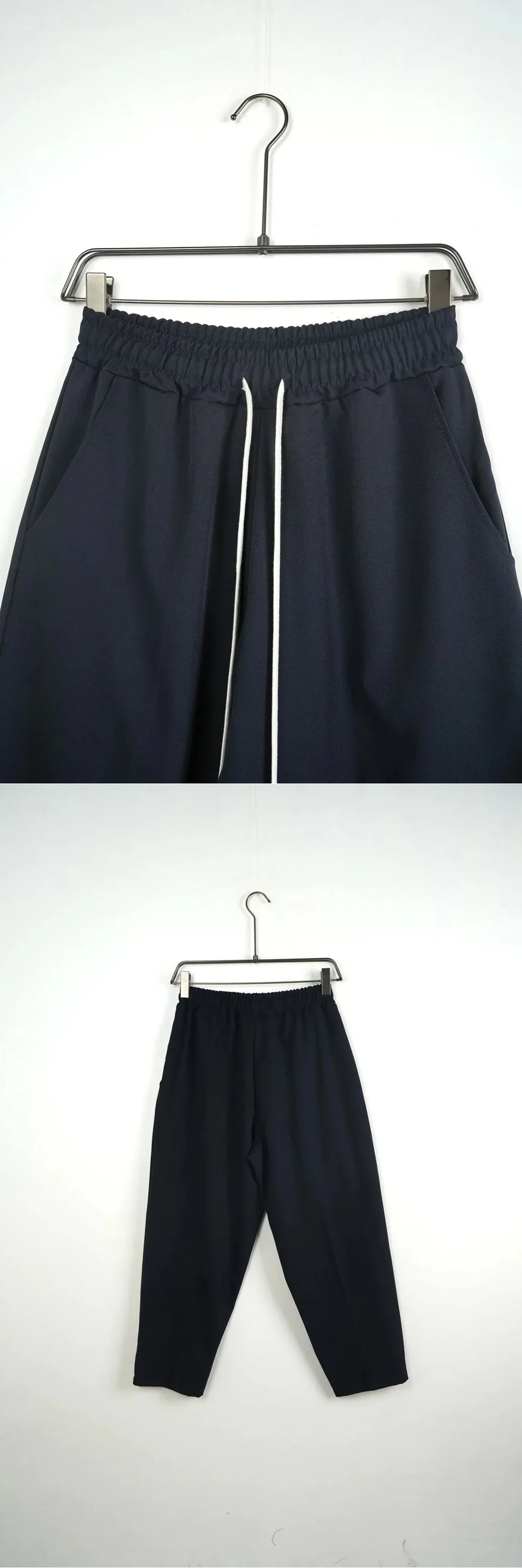 Pantaloni Lungi Bărbați Bleu Marin Largi — pantaloni Lungi Bărbați Bleu Marin Largi - produs fashion bărbați Atelier AXD — cadrul 2 din galeria editorială.