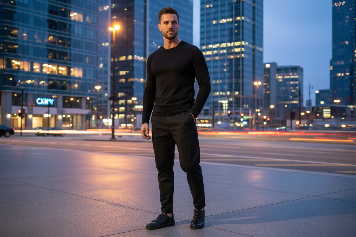 pantaloni cu snur lung atelier axd sitemap blogs 1 xml b rbat purt nd o inut all black c Atelier AXD in tinuta moda urbana cu snur lung vizibil