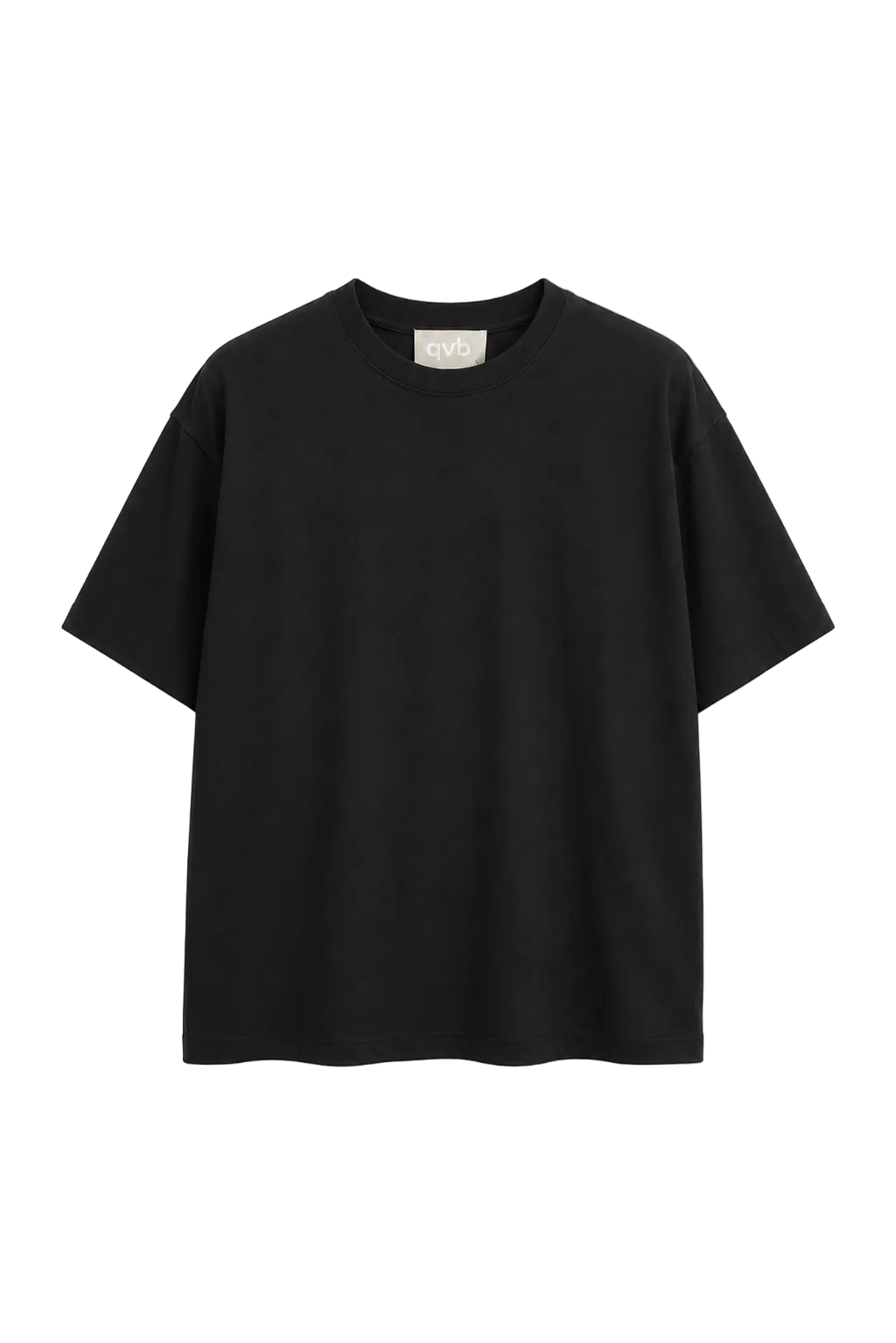 pantaloni cu snur lung tricou unisex negru tricou negru oversized barbati bumb Atelier AXD in tinuta moda urbana cu snur lung vizibil