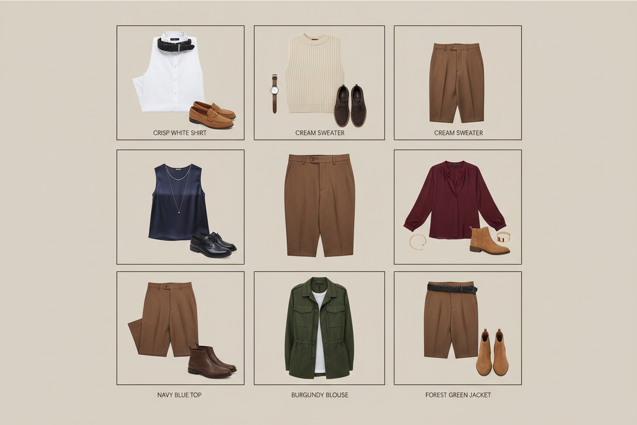 sitemap blogs 1 xml cu ce se asorteaza pantalonii maro Atelier AXD in tinuta moda urbana cu snur lung vizibil