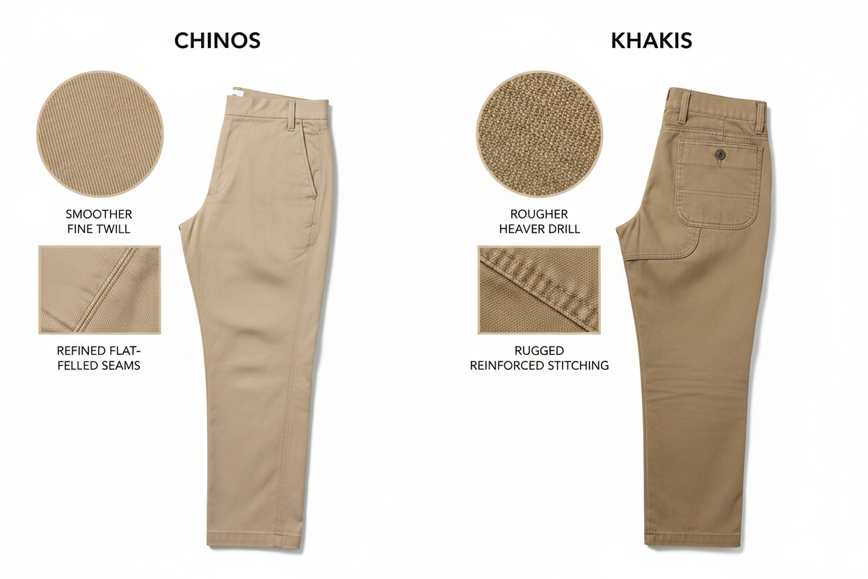 sitemap blogs 1 xml pantaloni chinos bej vs pantaloni khaki diferen e deschis textu Atelier AXD in tinuta moda urbana cu snur lung vizibil