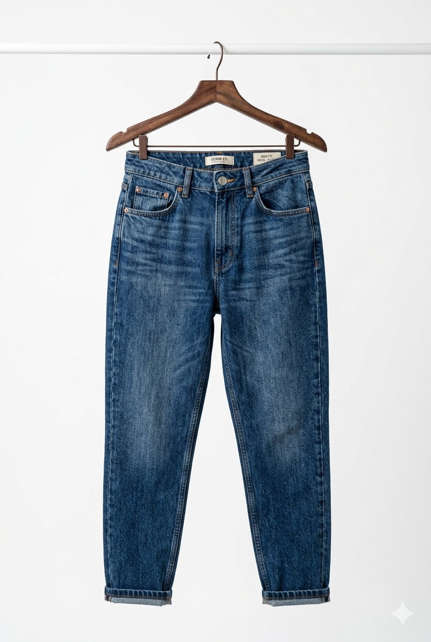 sitemap blogs 1 xml pantaloni mom fit premium denim hero Atelier AXD in tinuta moda urbana cu snur lung vizibil