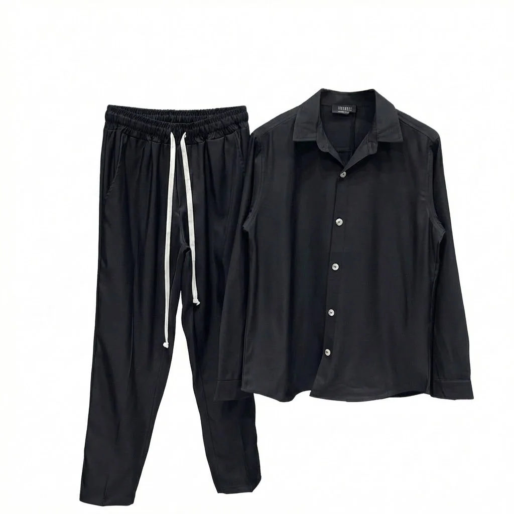 pantaloni cu snur lung purtati de persoana reala pentru Pantaloni cu snur lung daca esti scund: cum ii porti, imagine principala stil Atelier AXD
