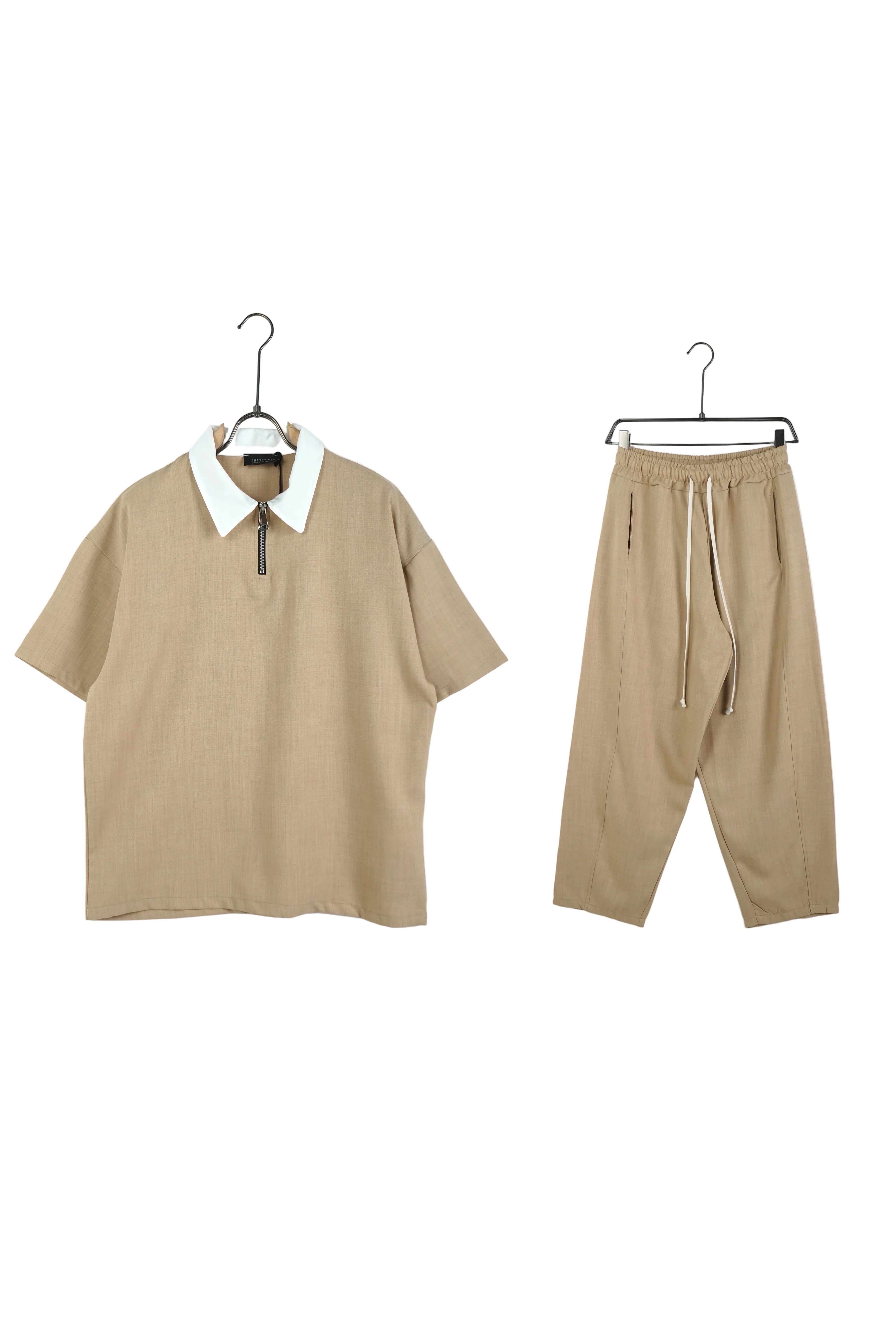 pantaloni cu snur lung purtati de persoana reala pentru Pantaloni cu snur lung si fermoare: ghid vizual, tinuta completa in context urban stil Atelier AXD