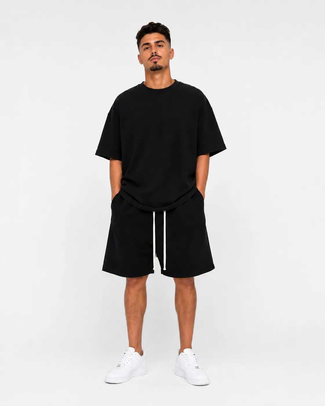 Pants Short With Drawstring Long